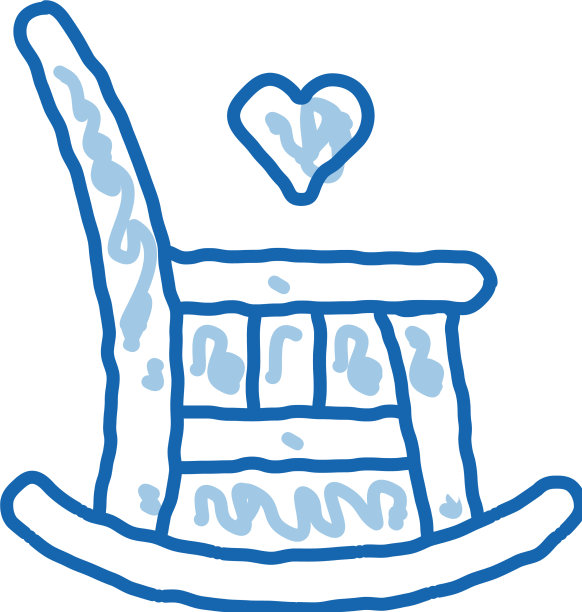 摇椅涂鸦图标手绘图片下载