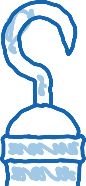 手钩涂鸦图标手绘图片下载