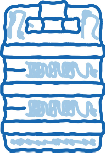 金属桶桶涂鸦图标手绘图片下载