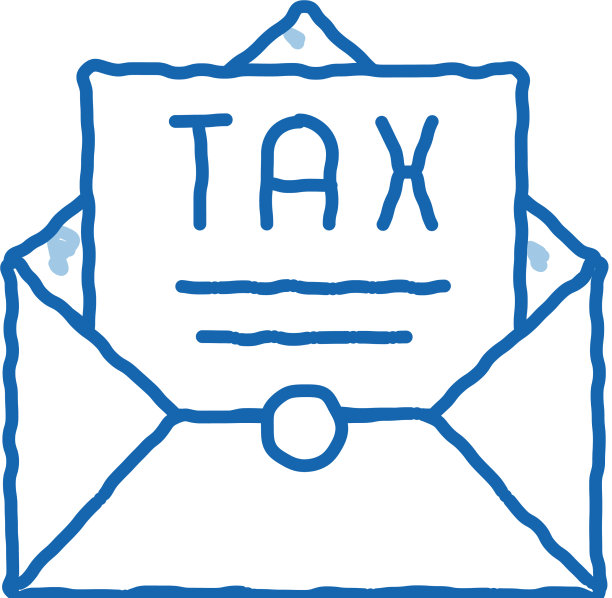税务邮购涂鸦图标手绘图片下载