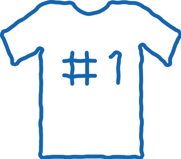 t恤数字涂鸦图标手绘图片下载