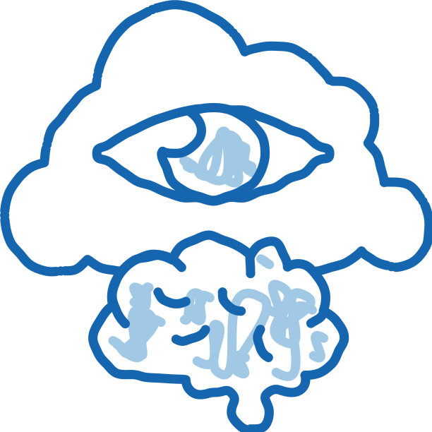 自我意识涂鸦图标手绘图片下载