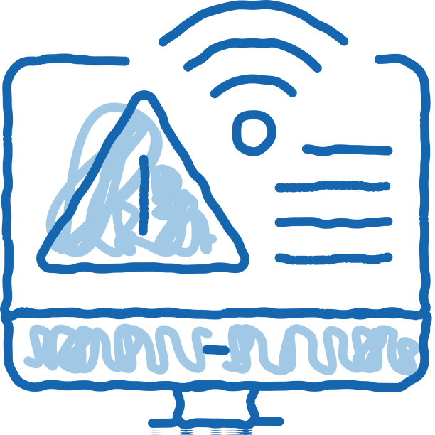 Wifi错误涂鸦图标手绘图片下载