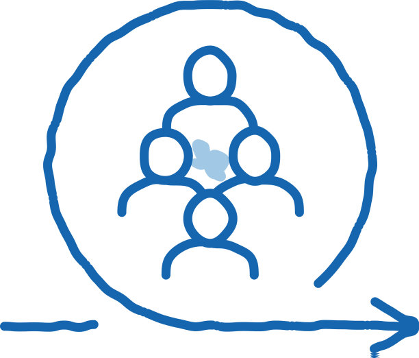 员工交换涂鸦图标手绘图片下载