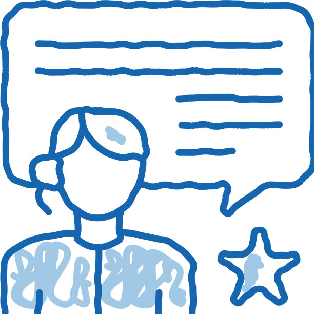 感谢演讲涂鸦图标手绘图片下载