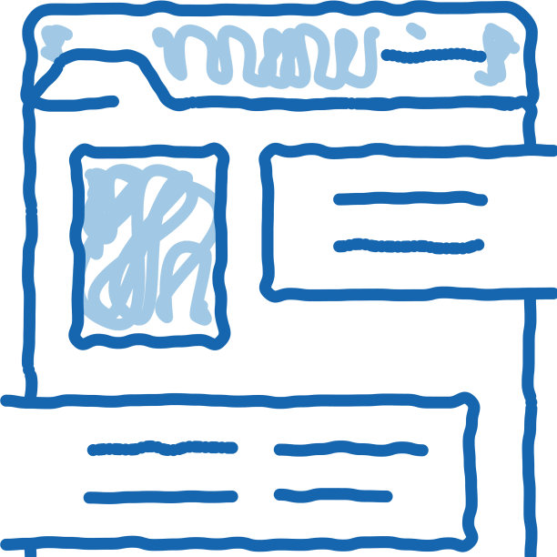 信息文档文件夹涂鸦图标手绘图片下载