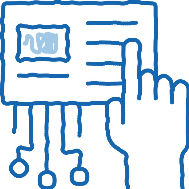 安全代码设置涂鸦图标手绘图片下载