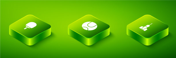 设置等距网球飞镖箭和球拍图片下载