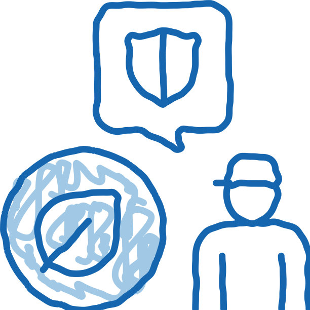 森林保护者涂鸦图标手绘图片下载