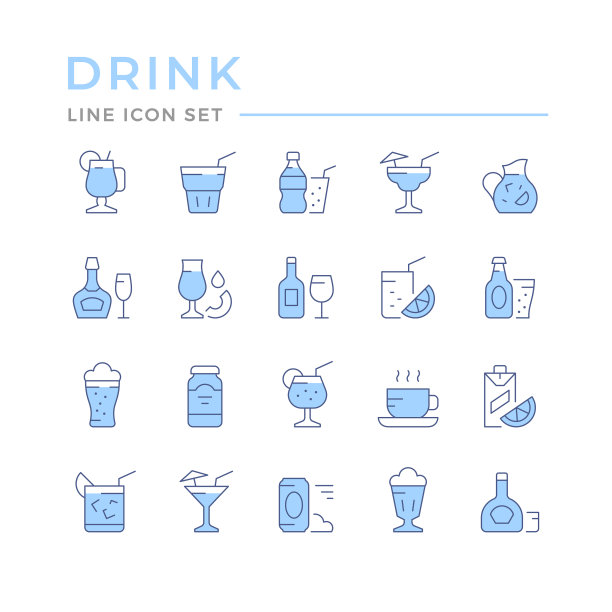 设置颜色线图标饮料图片下载