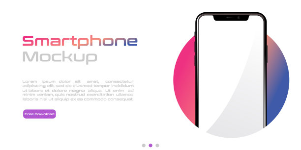 智能手机空白白屏模型图片下载