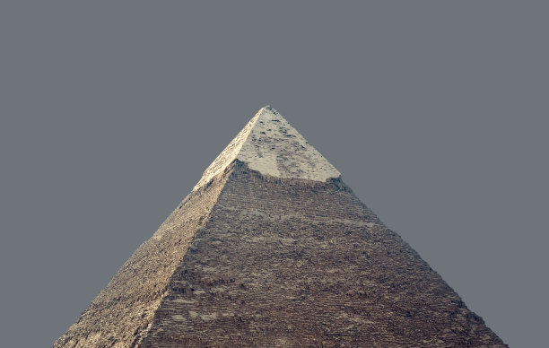 吉萨的卡夫拉金字塔极简风格图片下载
