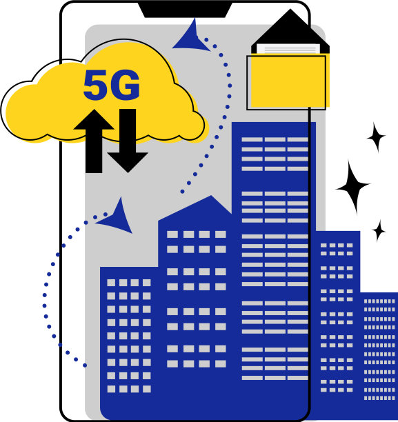 5g互联网平面概念图片下载