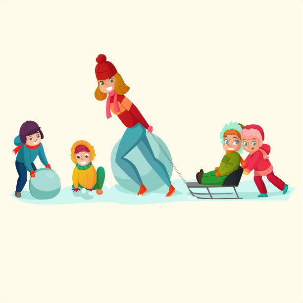 幼儿园图标平面设计插图图片下载