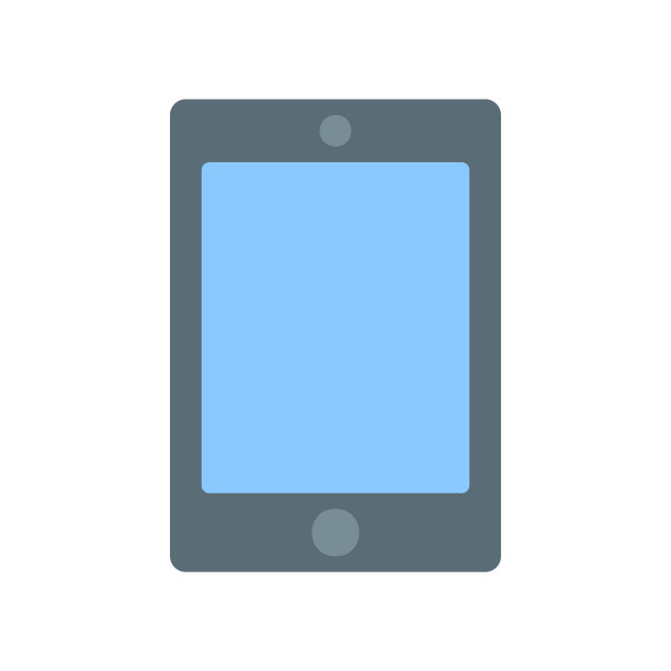平板电脑图标在平面风格关于多媒体图片下载