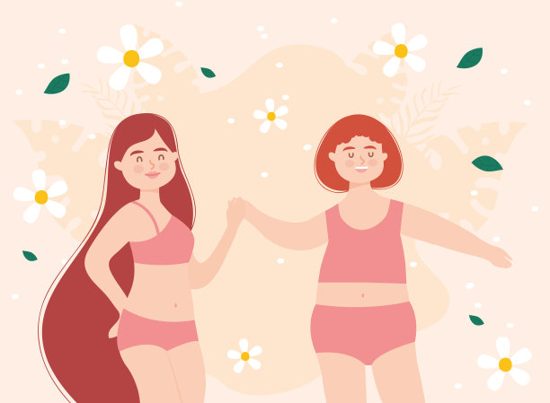 大码女孩卡通图片下载