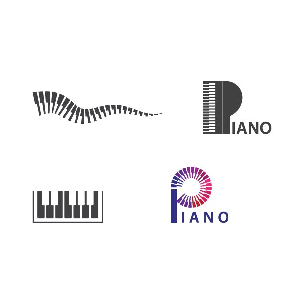 钢琴向量预展图片下载