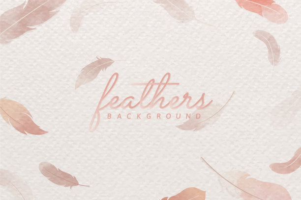 粉红色羽毛的背景图片下载