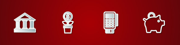 设置银行建筑美元工厂pos终端机图片下载