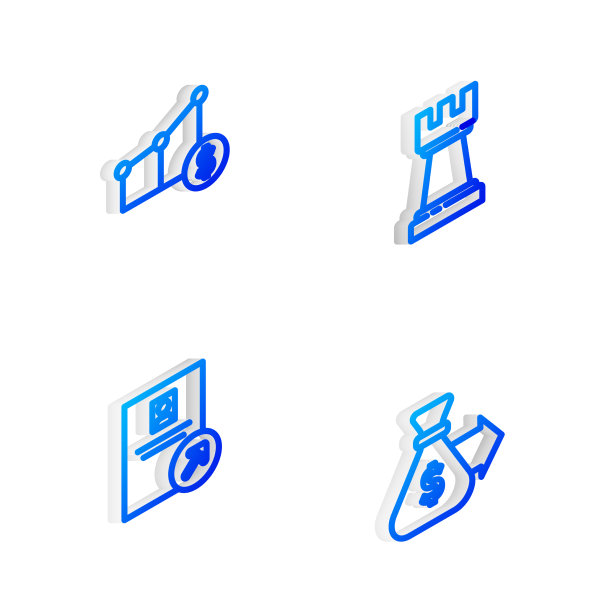 设置等距线象棋饼图和美元图片下载