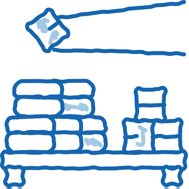 寿司卷吃手绘涂鸦图标图片下载