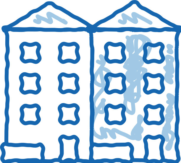 公寓涂鸦图标手绘图片下载