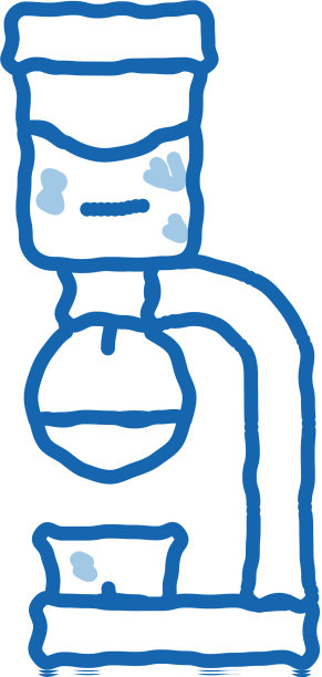 咖啡机装置涂鸦图标手绘图片下载