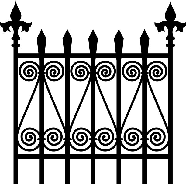 哥特式的栅栏图片下载