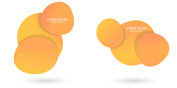 流体框架隔离在白色背景集图片下载