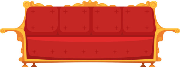 复古图书馆沙发构图图片下载