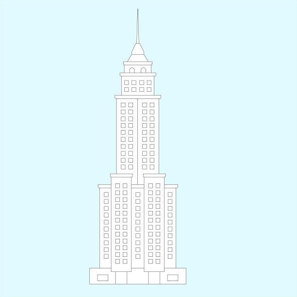 建筑:城市公共商业地产建筑图片下载