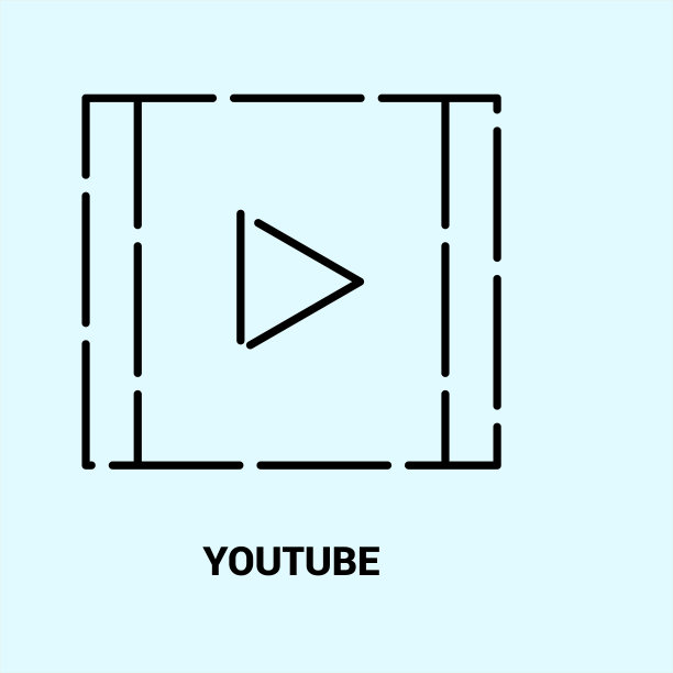 艺术设计线图标虚线插图图片下载