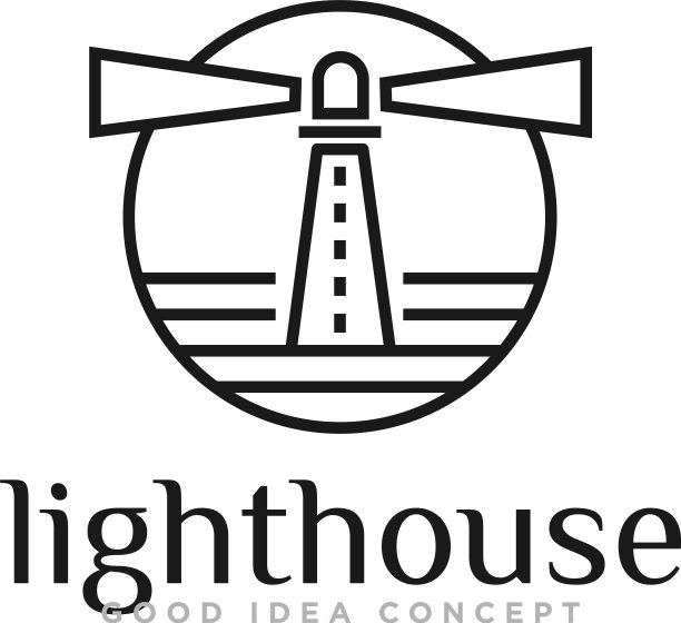 灯塔标志图标设计图片下载