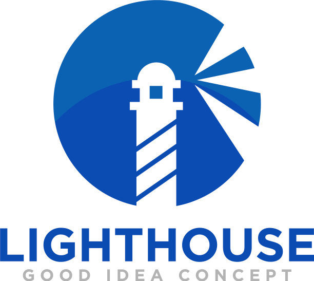 灯塔标志图标设计图片下载