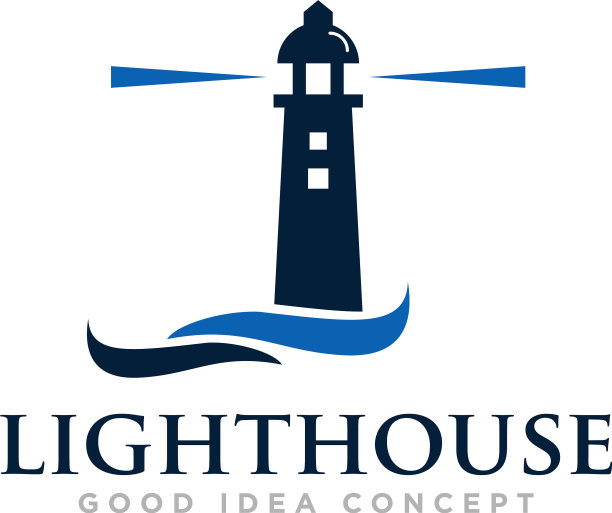 灯塔标志图标设计图片下载