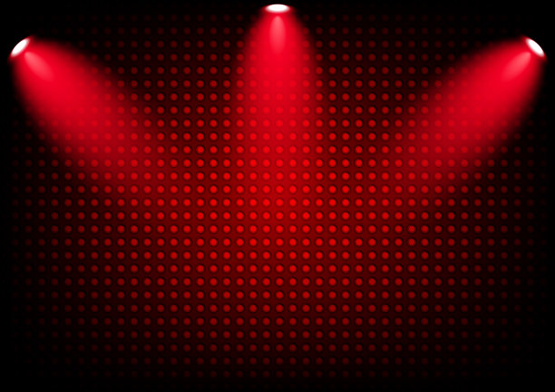 图形设计聚光灯采用红色图片下载