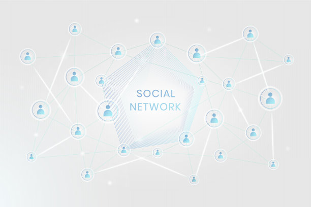 社会网络连接图片下载