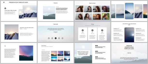 网站设计演示的模板图片下载