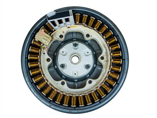 修理洗衣机用变频电机。图片下载