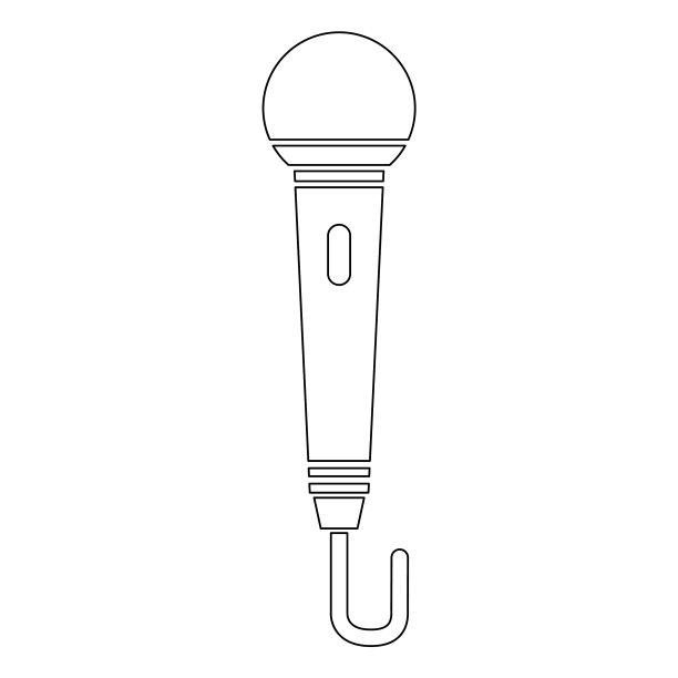 麦克风音频语音符号记录图标图片下载