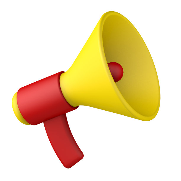 发言人3 d图标。最小的设计。三维演示图片下载