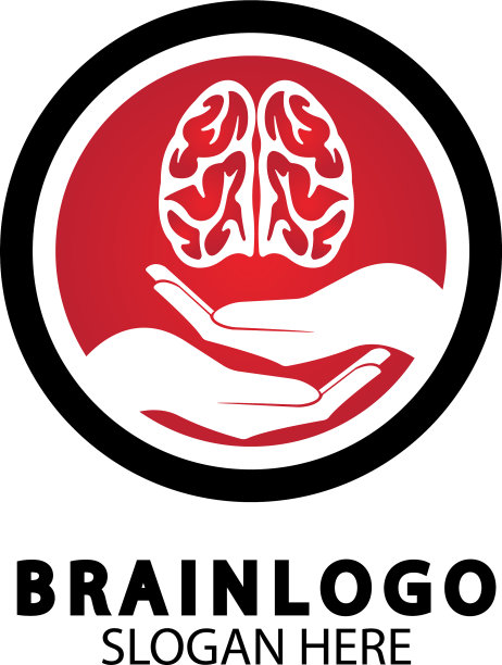 脑标志设计理念健康脑脉图片下载