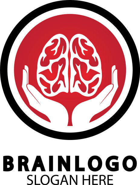 脑标志设计理念健康脑脉图片下载