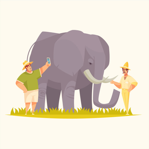 Safari旅行概念插图图片下载