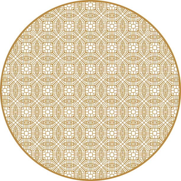 中国装饰元素。有图案的框架、边框或瓦片。图片下载