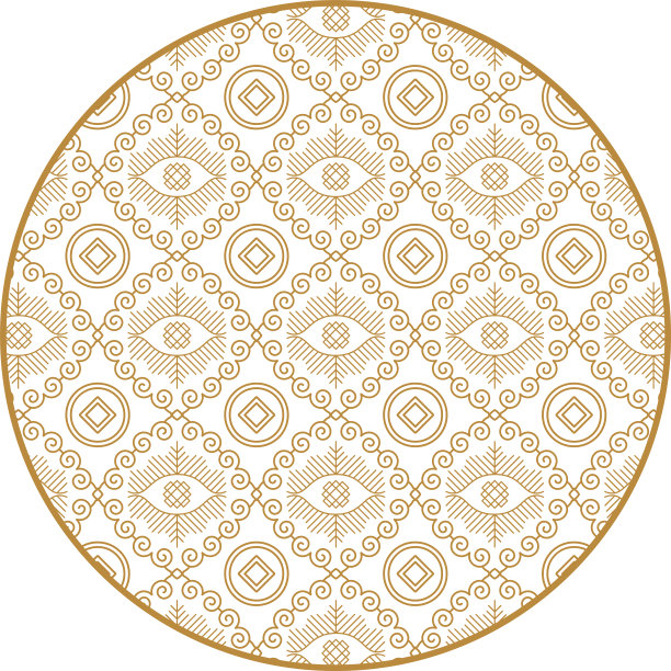 中国装饰元素。有图案的框架、边框或瓦片。图片下载