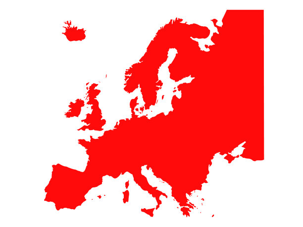 欧洲大陆的地图图片下载