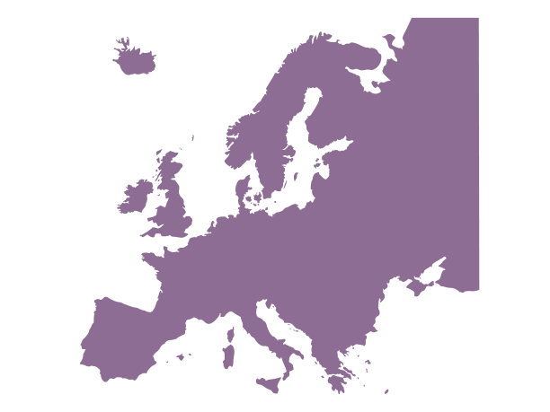 欧洲大陆的地图图片下载