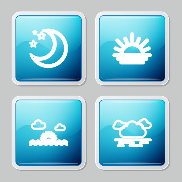 集行月、星、日、云icon图片下载