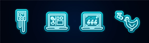 智能设置线路温湿度传感器图片下载